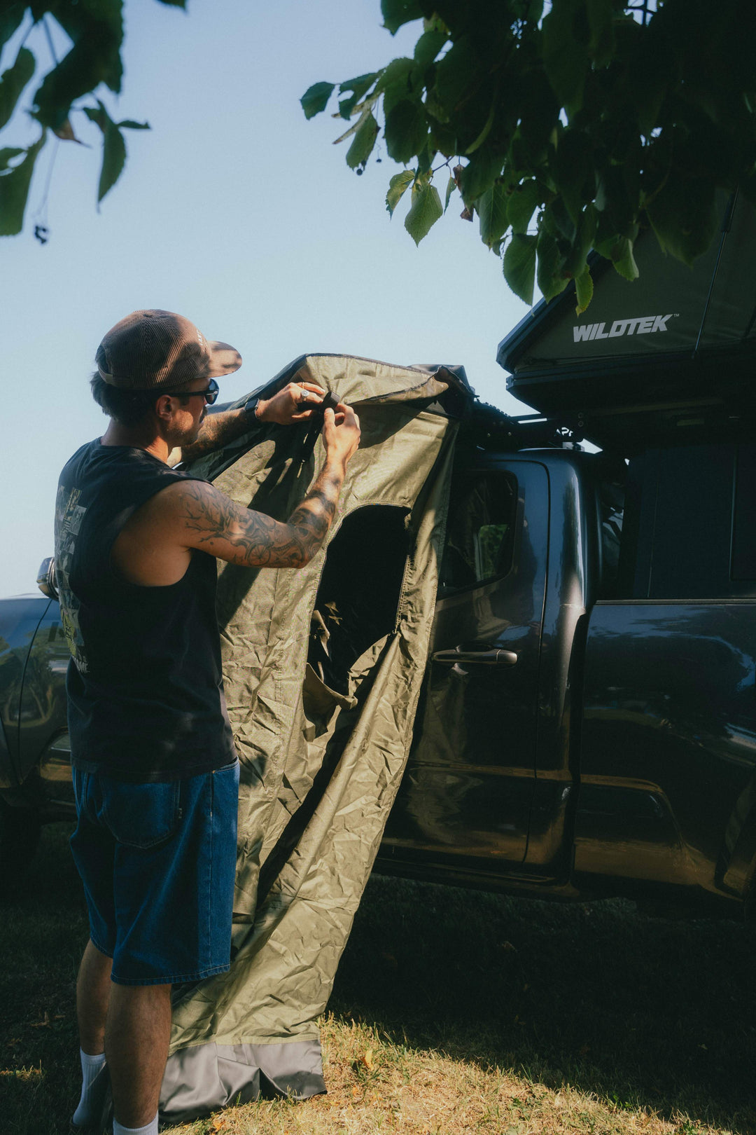WILDTEK Shower Annex – Outdoor Shower Enclosure for Overlanding